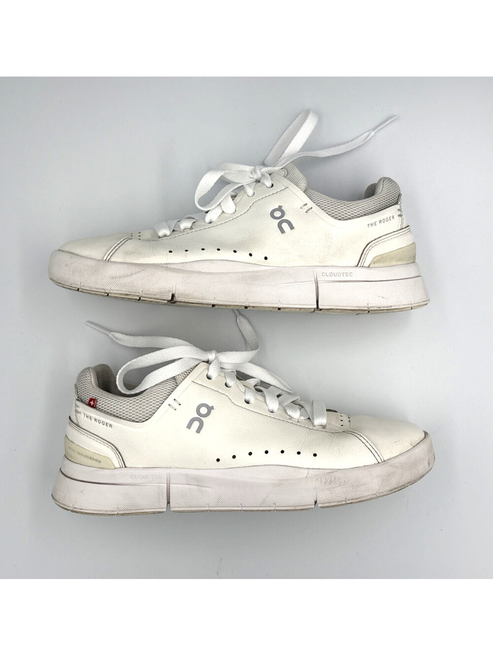 On Running THE ROGER Advantage White Sneakers Women's 6.5